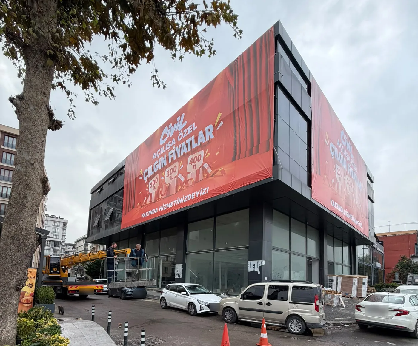 Civil Çekmeköy Taşdelen – Açılış Öncesi Cephe Branda 3