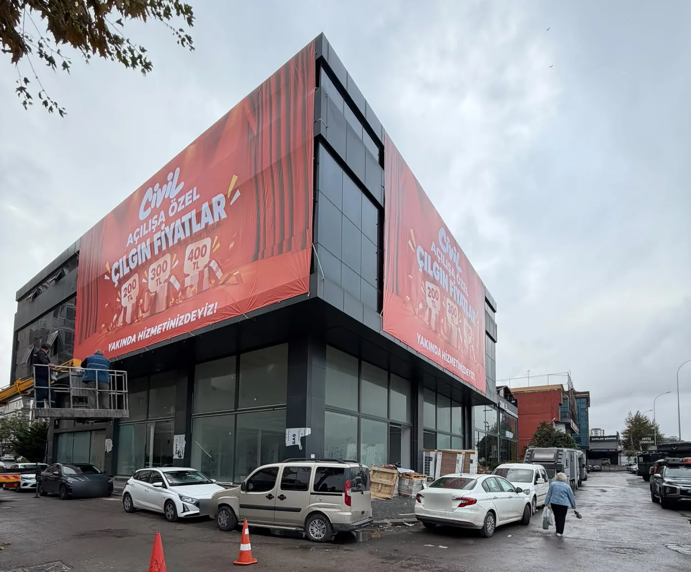 Civil Çekmeköy Taşdelen – Açılış Öncesi Cephe Branda 4
