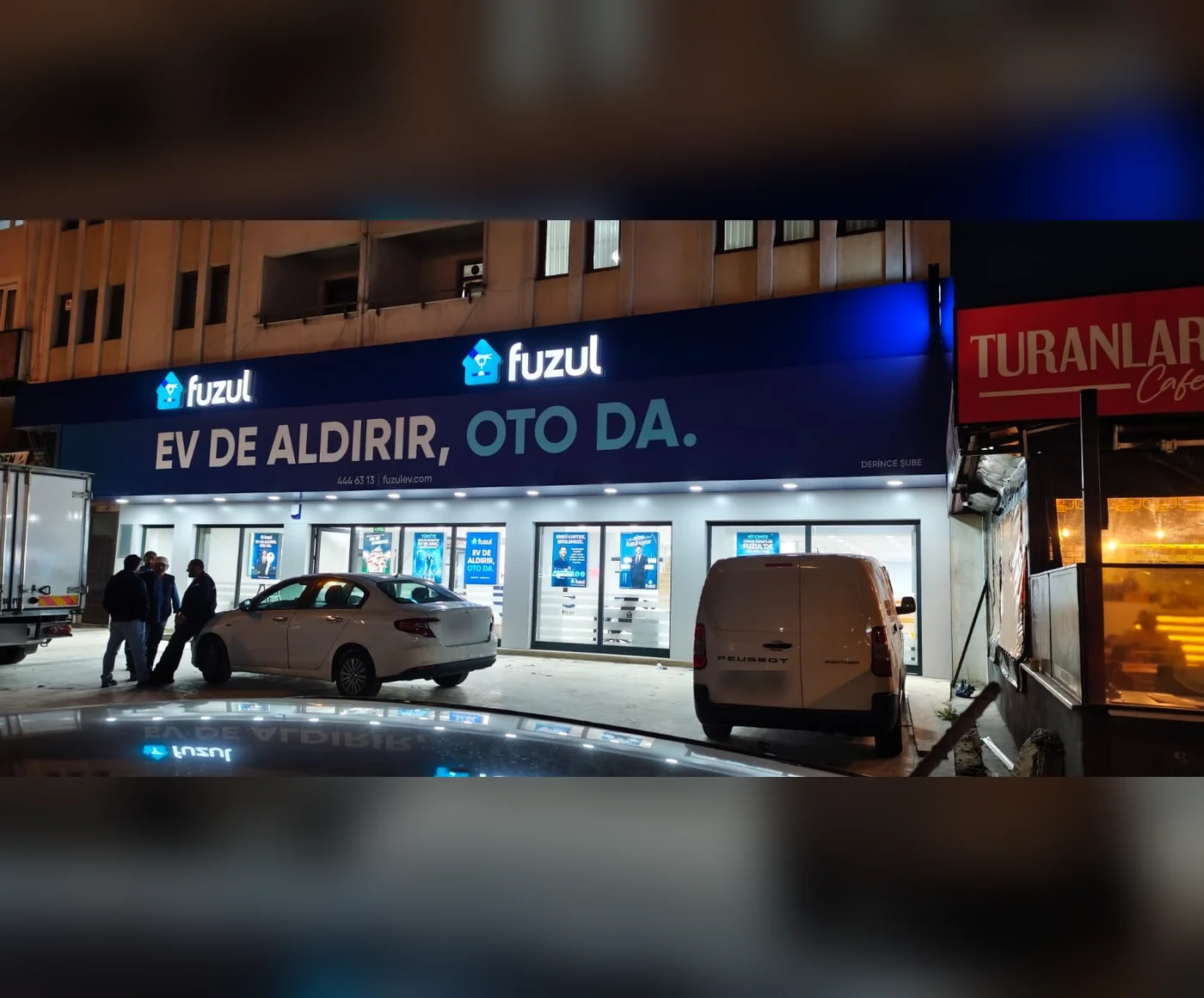 Fuzul Derince Şubesi – Cephe Tabelası, Kompozit Kaplama ve İç Mekân Lightbox 1