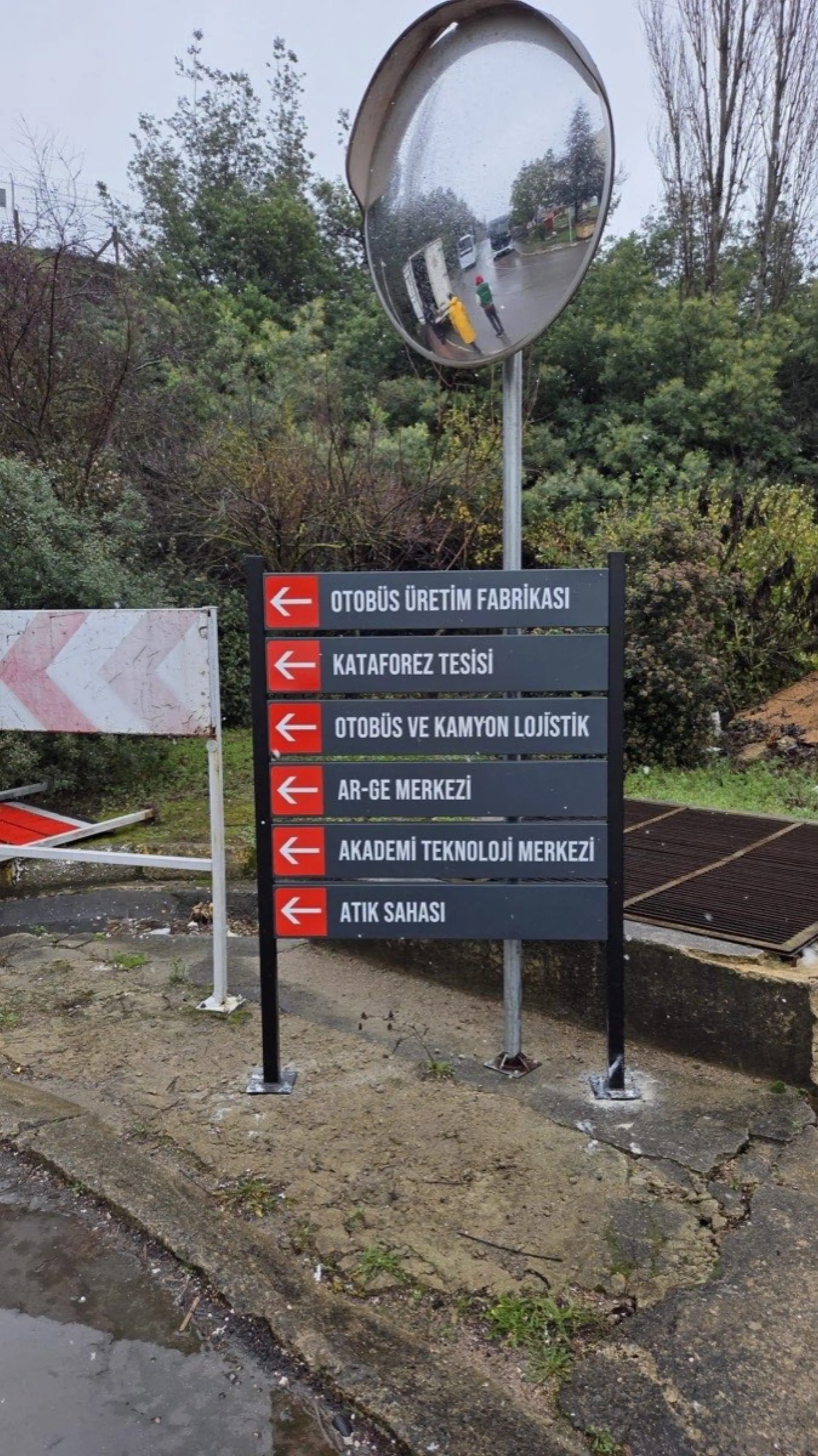 Isuzu Fabrikası İç Yönlendirme Tabelaları 6