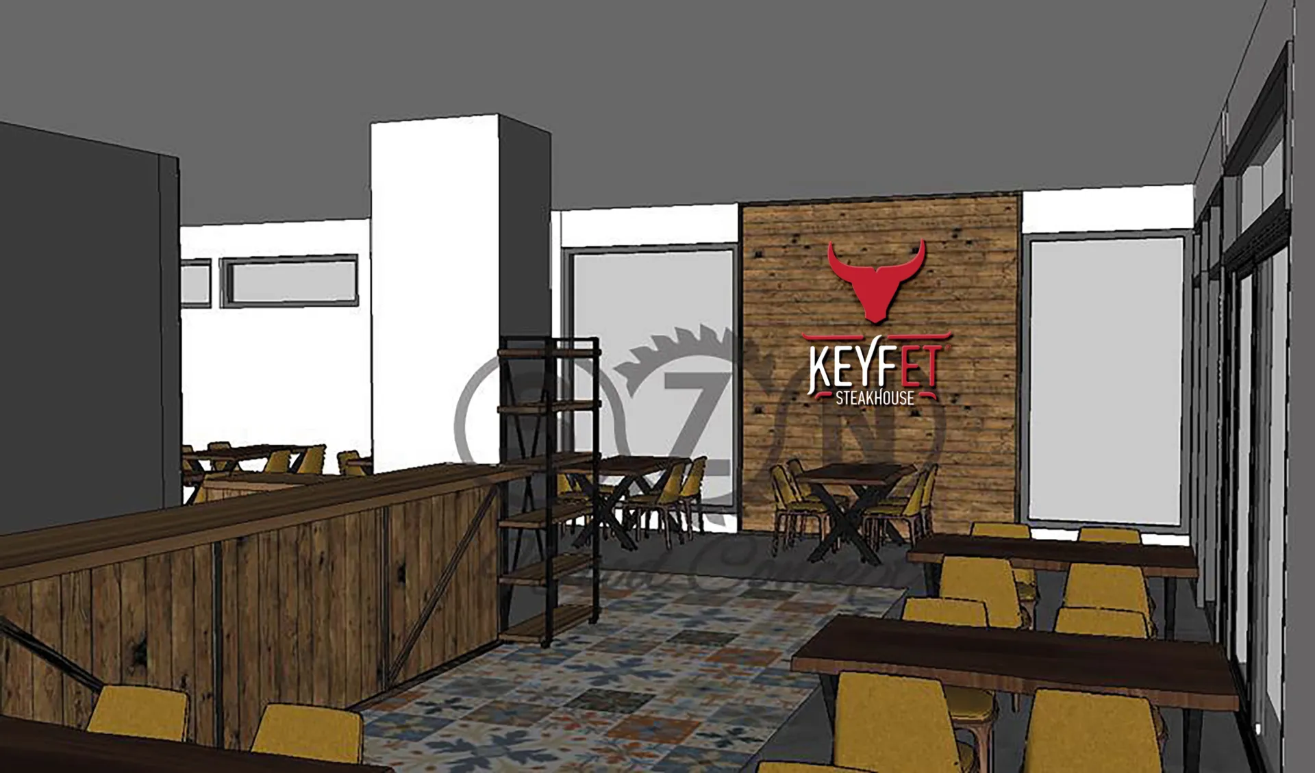 Keyfet Steakhouse – Konsept Tasarım
