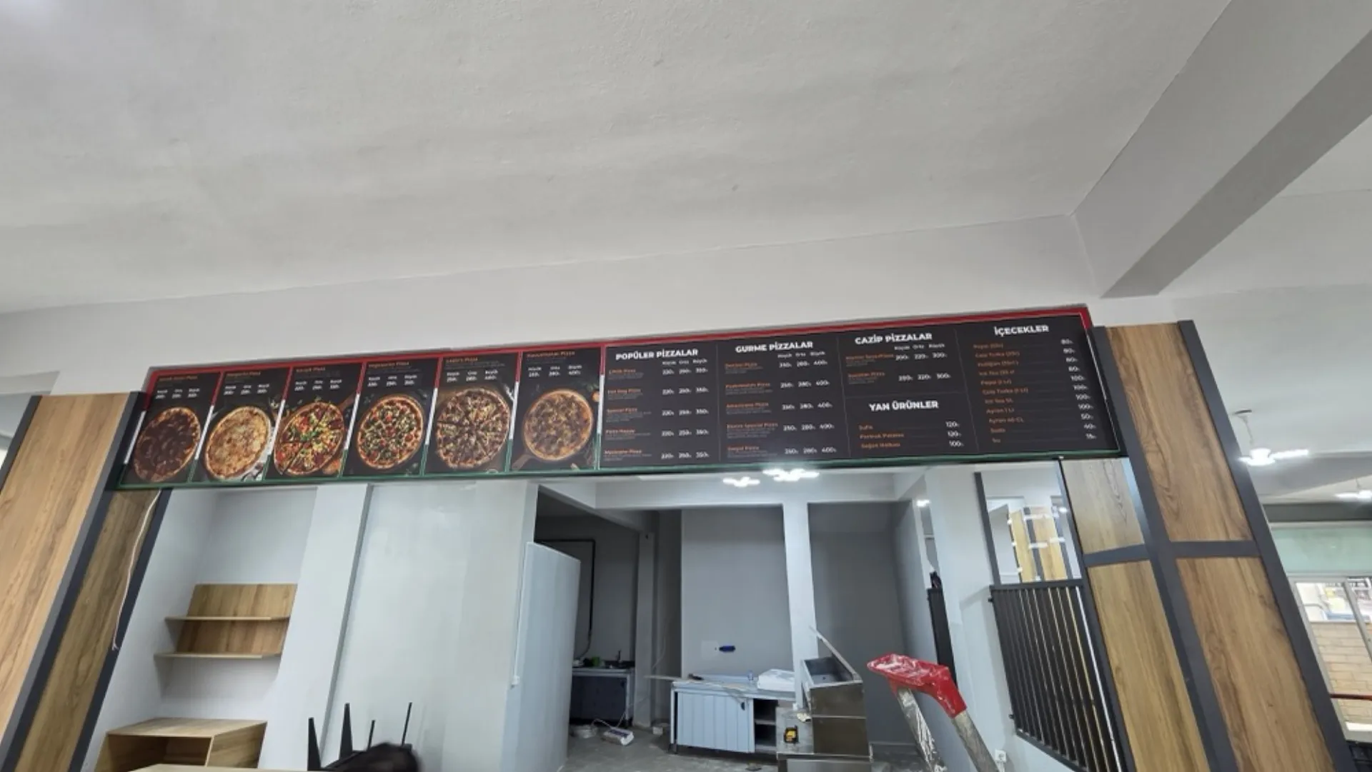 Lazios – Menü Panosu ve Lightbox Uygulaması