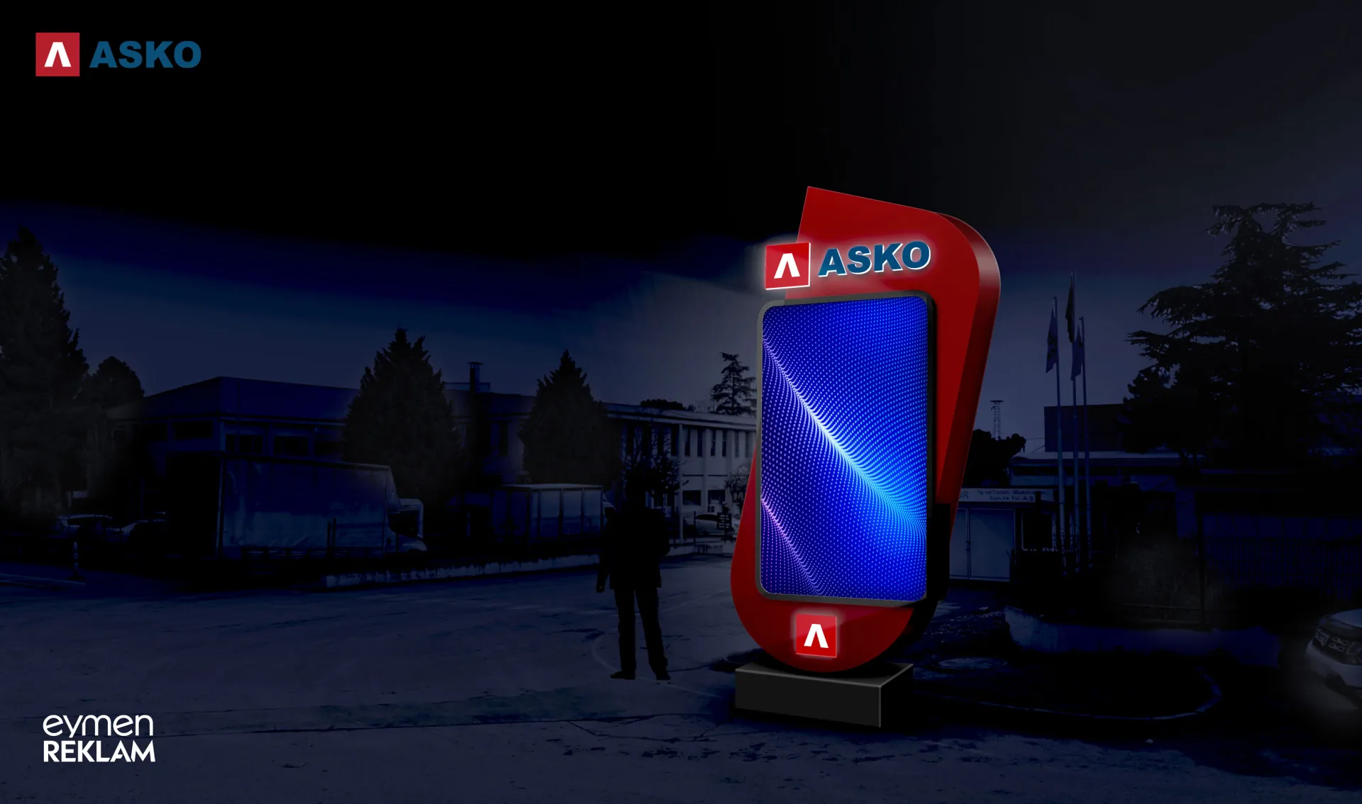 ASKO – Totem Tabela Tasarımı