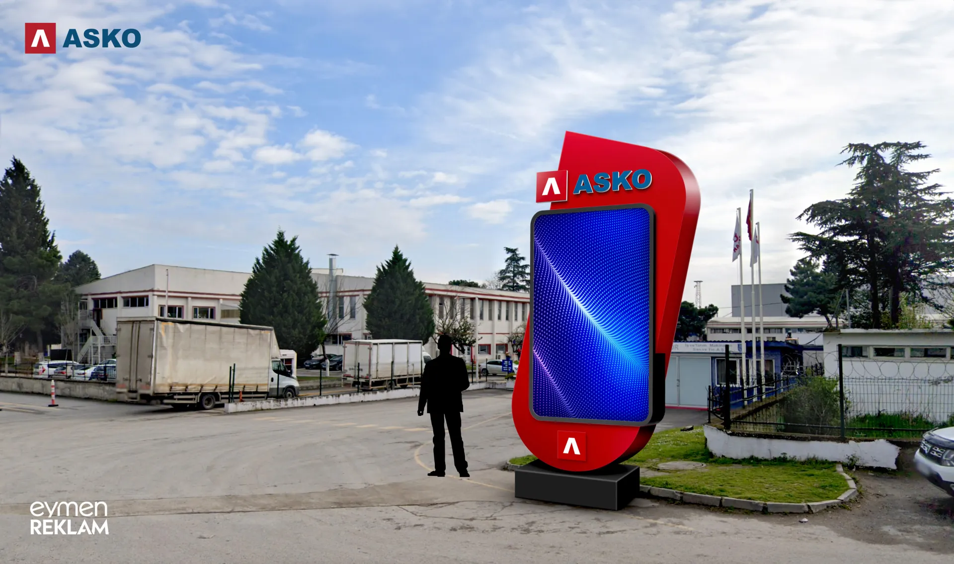 ASKO – Totem Tabela Tasarımı 2