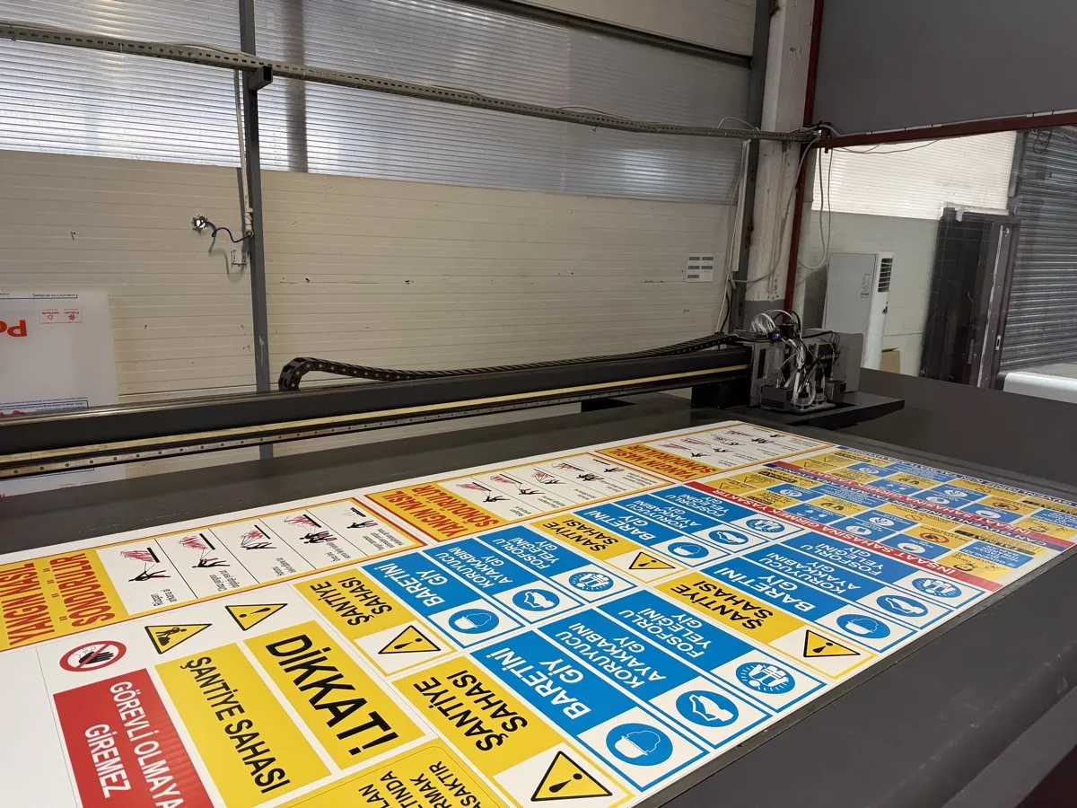 İş Güvenliği Levhaları – UV Baskı