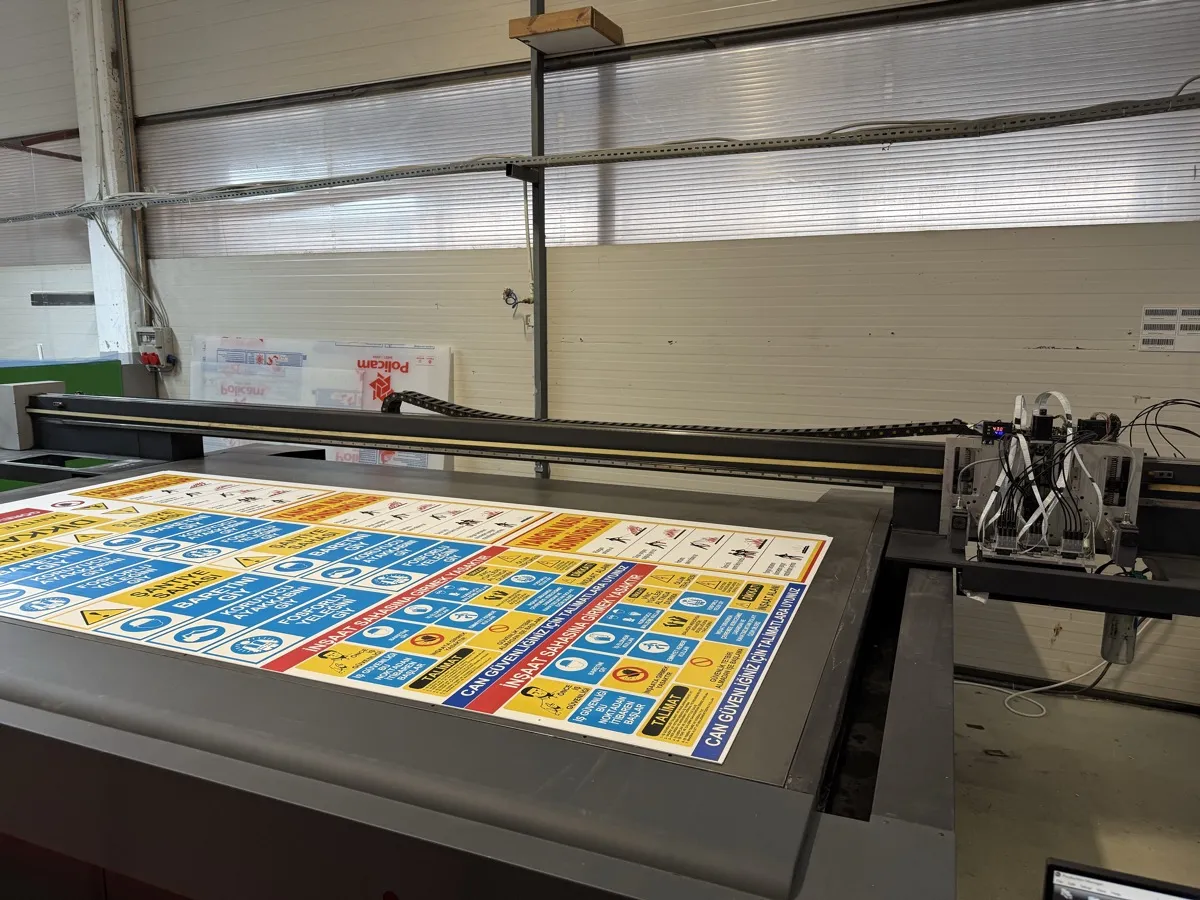 İş Güvenliği Levhaları – UV Baskı 3