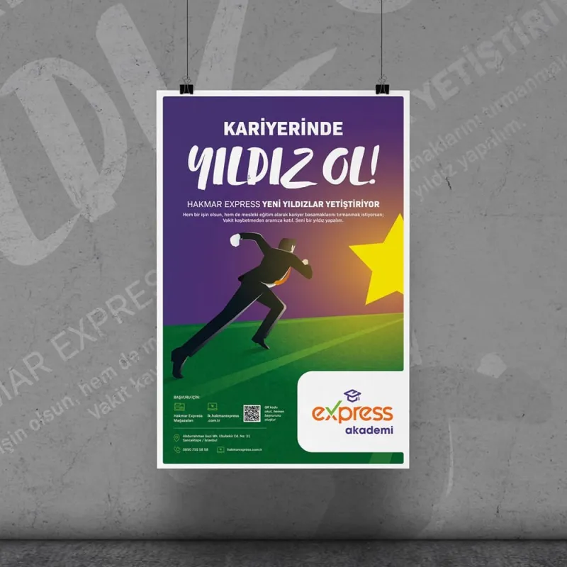 Mat Kağıt Afiş / Poster Baskı 3