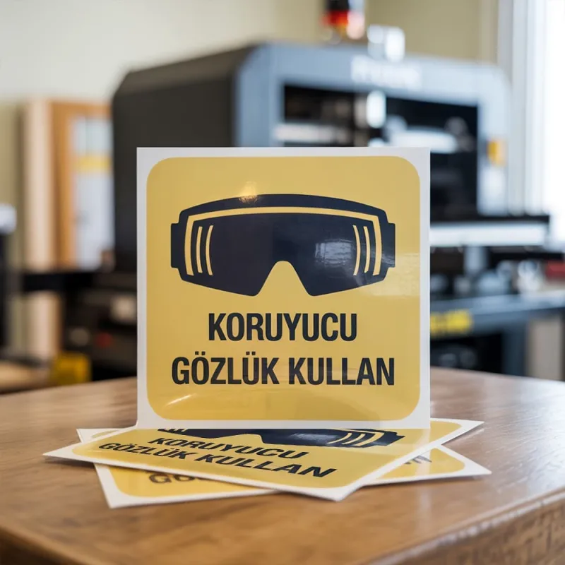 Standart Kesim Folyo Etiket