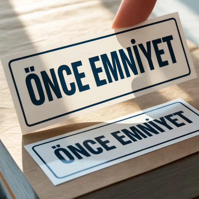 Standart Kesim Folyo Etiket 3